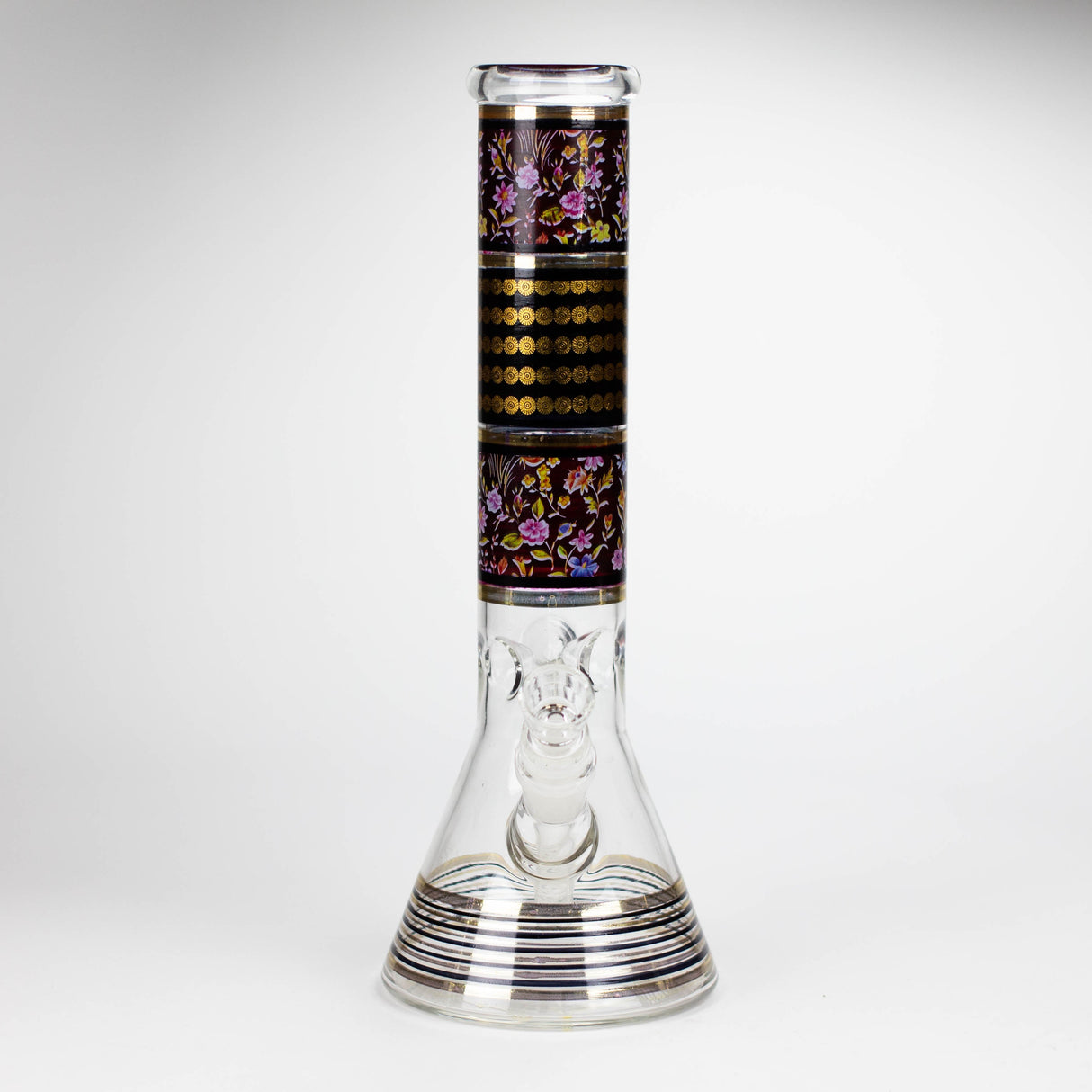 12" Royal Conical assorted design glass bong Glass Bong Bongzie Smokes