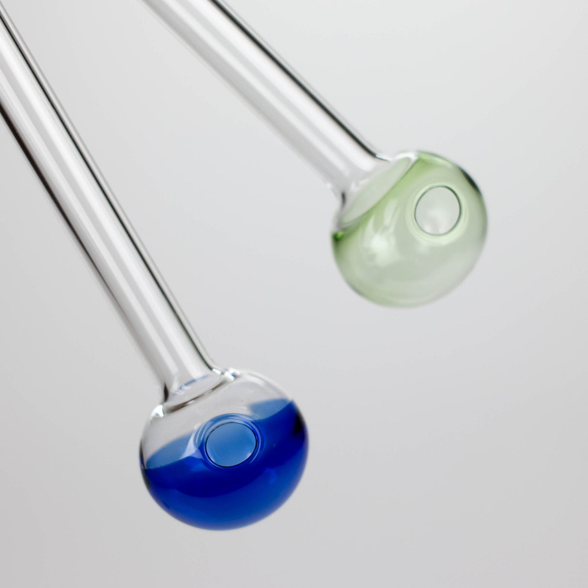 7" Oil burner clear tube pipe - Pack of 4 Oil Burner Bongzie Smokes