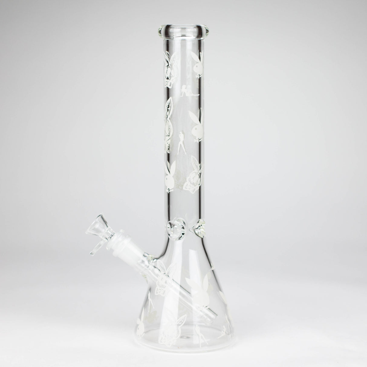 12" 5mm Luxury Design Glow in the Dark Glass Bong Glass Bong Super Supplys Inc Design A