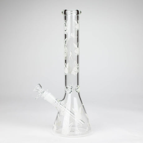 12" 5mm Luxury Design Glow in the Dark Glass Bong Glass Bong Super Supplys Inc Design A