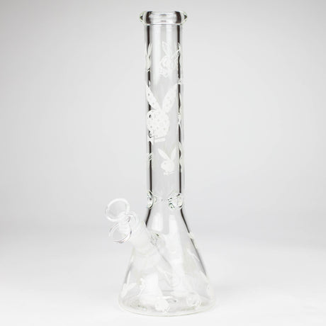 12" 5mm Luxury Design Glow in the Dark Glass Bong Glass Bong Super Supplys Inc Design D