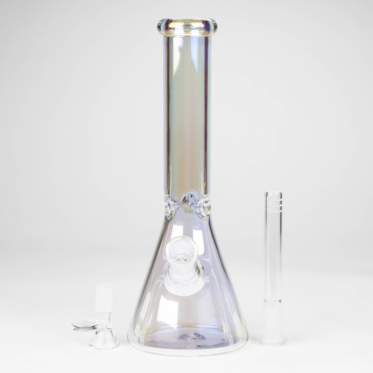 10" 5mm Electroplate Glass Bong Assorted Colour Glass Bong Super Supplys Inc