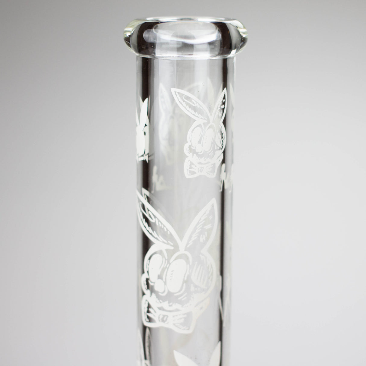 12" 5mm Luxury Design Glow in the Dark Glass Bong Glass Bong Super Supplys Inc