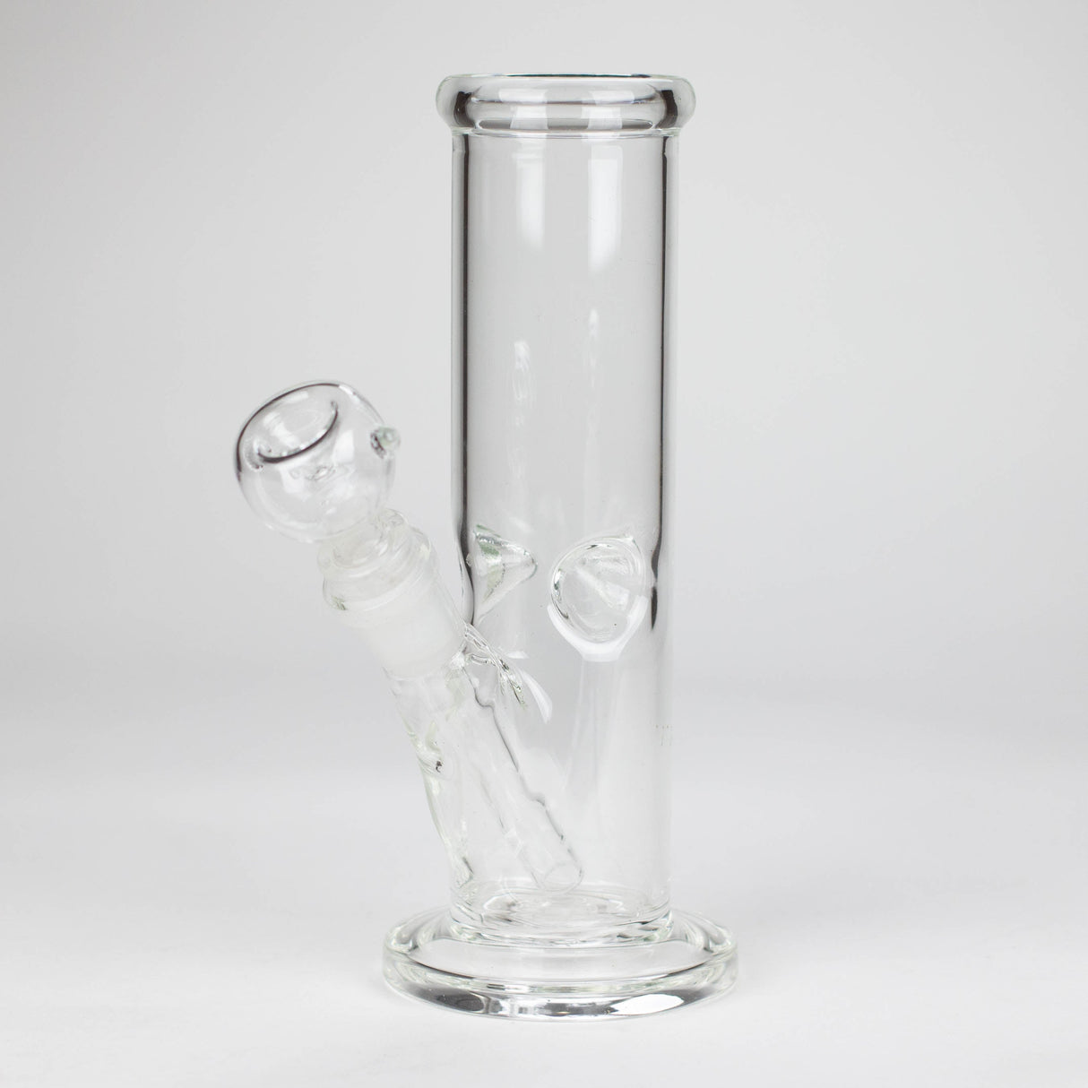 8" clear straight bong Glass Bong Bongzie Smokes