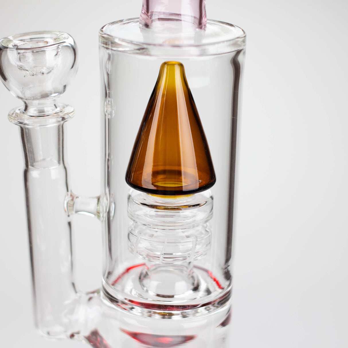 10" diamond cut stemless glass water pipe Glass Bong Bongzie Smokes