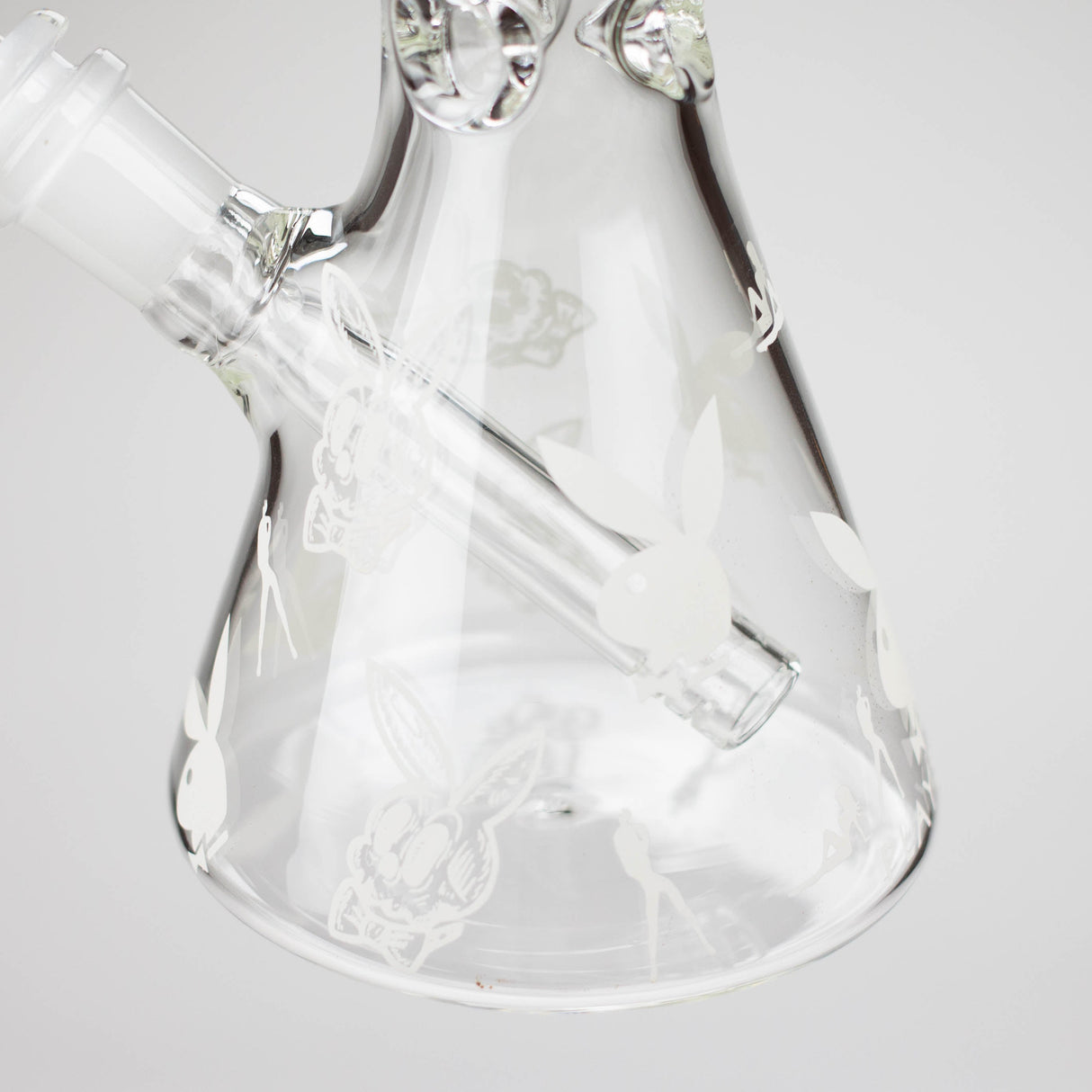 12" 5mm Luxury Design Glow in the Dark Glass Bong Glass Bong Super Supplys Inc