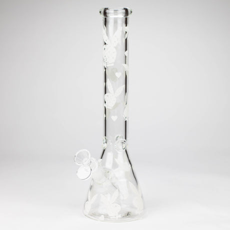 12" 5mm Luxury Design Glow in the Dark Glass Bong Glass Bong Super Supplys Inc Design C