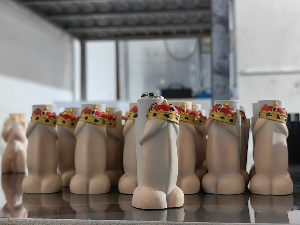 King of Cock Character 3D Lighter Case for Mini Clipper Lighter Accessory MAD LIGHTER SHOP