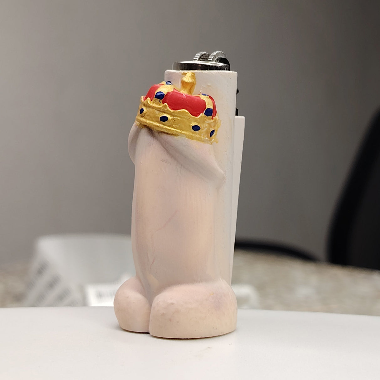 King of Cock Character 3D Lighter Case for Mini Clipper Lighter Accessory MAD LIGHTER SHOP
