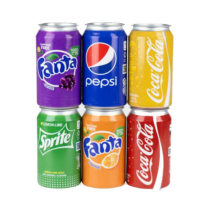 Soda Pop Stash Cans Box Of 6 Case Super Supplys Inc