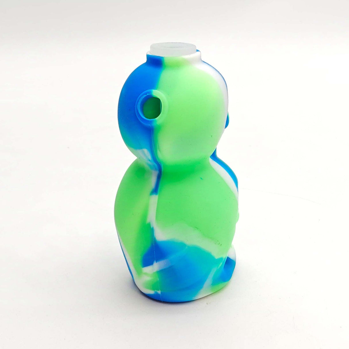 6" Double Skull Silicone Water Pipe Resin · Silicone · Plastic Bong Super Supplys Inc