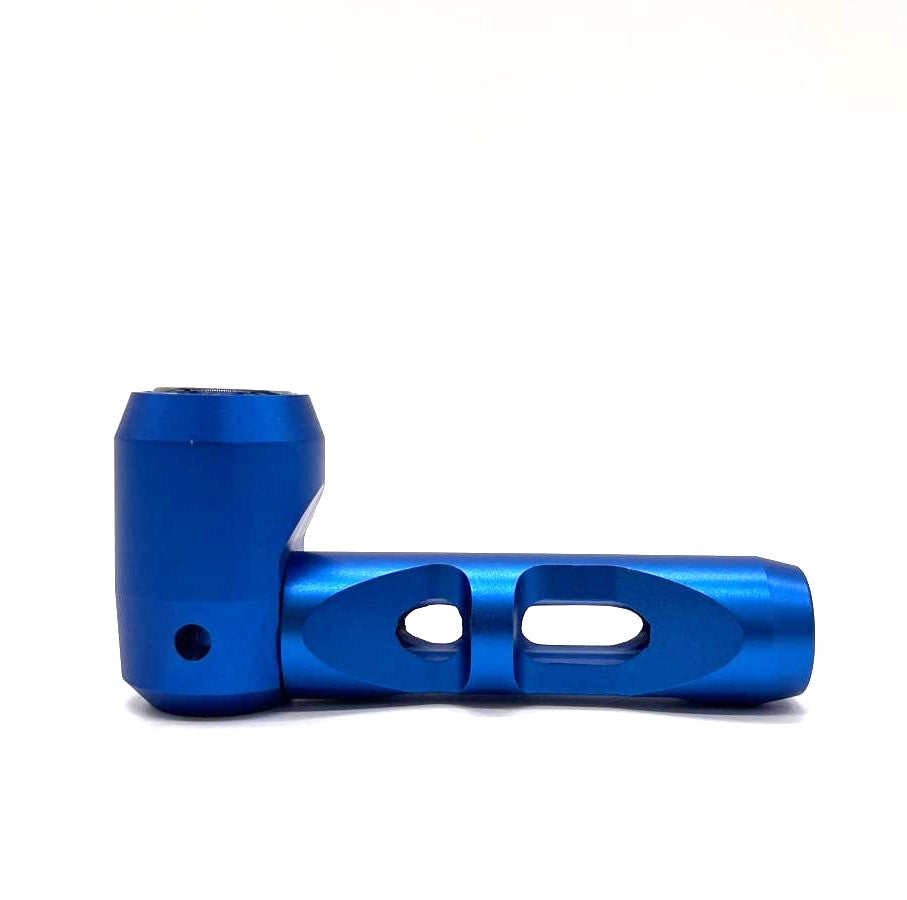 Metal hand pipe with glass bowl and tube Metal Pipe NIBO Distribution