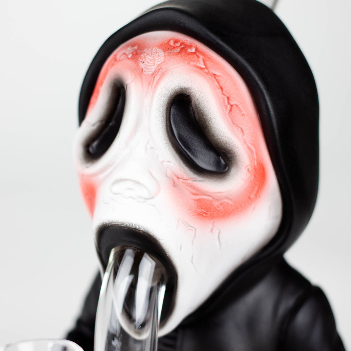 9.8'' Vinyl Death Ghost Water Pipe Resin · Silicone · Plastic Bong YHS Smoke
