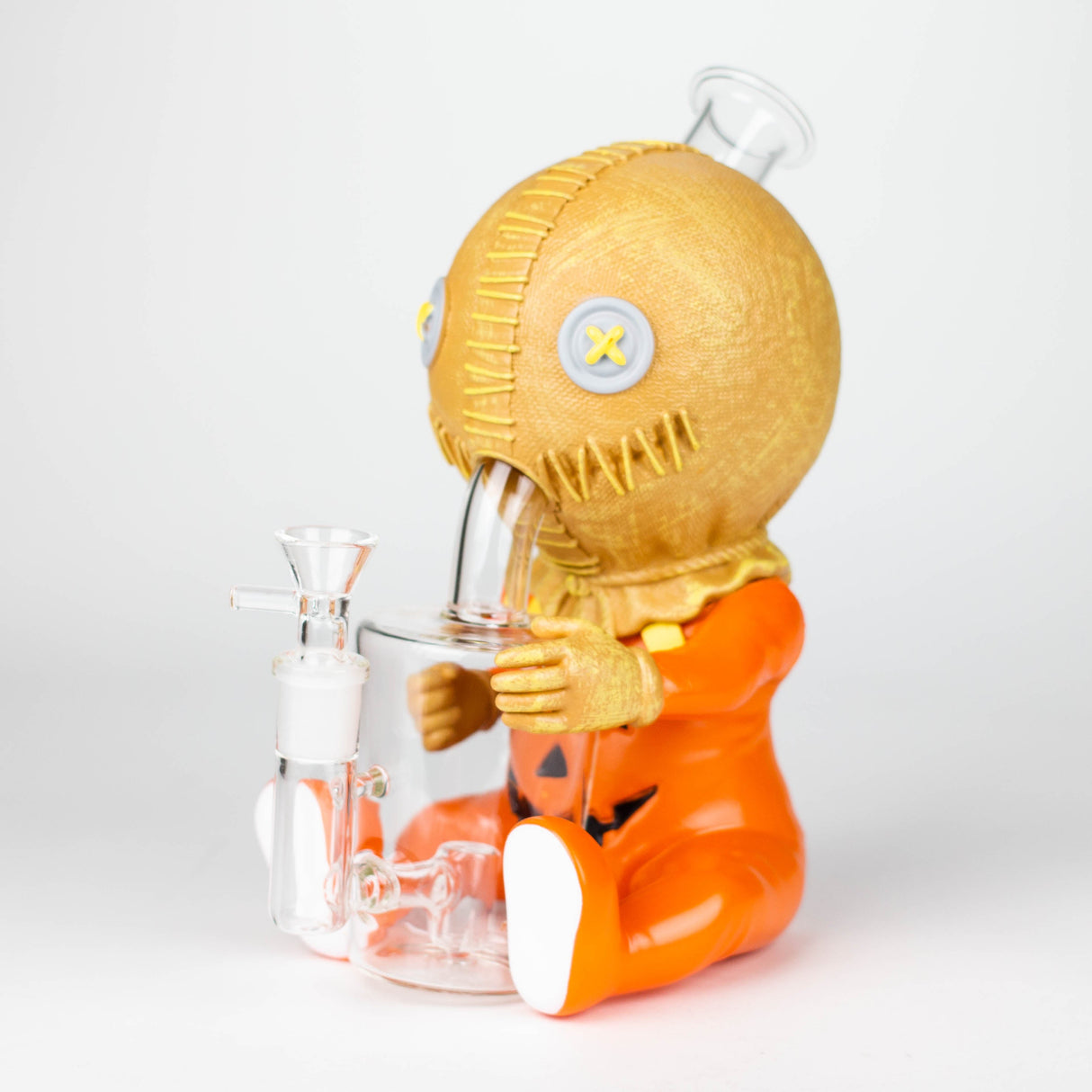 9.8'' Vinyl Pumpkin Ghost Baby Water Pipe Resin · Silicone · Plastic Bong YHS Smoke