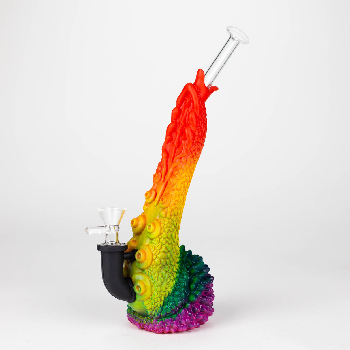 8.9" Vinyl tentacle water pipe Resin · Silicone · Plastic Bong YHS Smoke