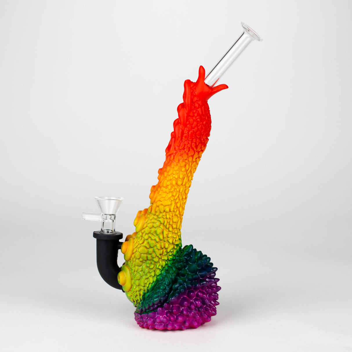 8.9" Vinyl tentacle water pipe Resin · Silicone · Plastic Bong YHS Smoke