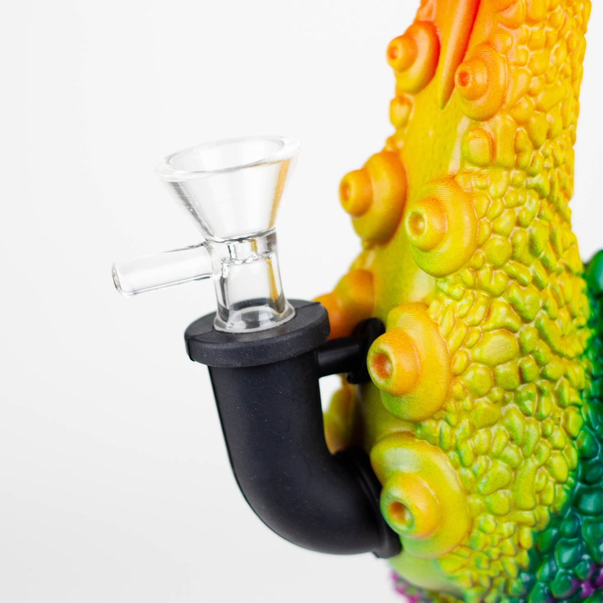 8.9" Vinyl tentacle water pipe Resin · Silicone · Plastic Bong YHS Smoke