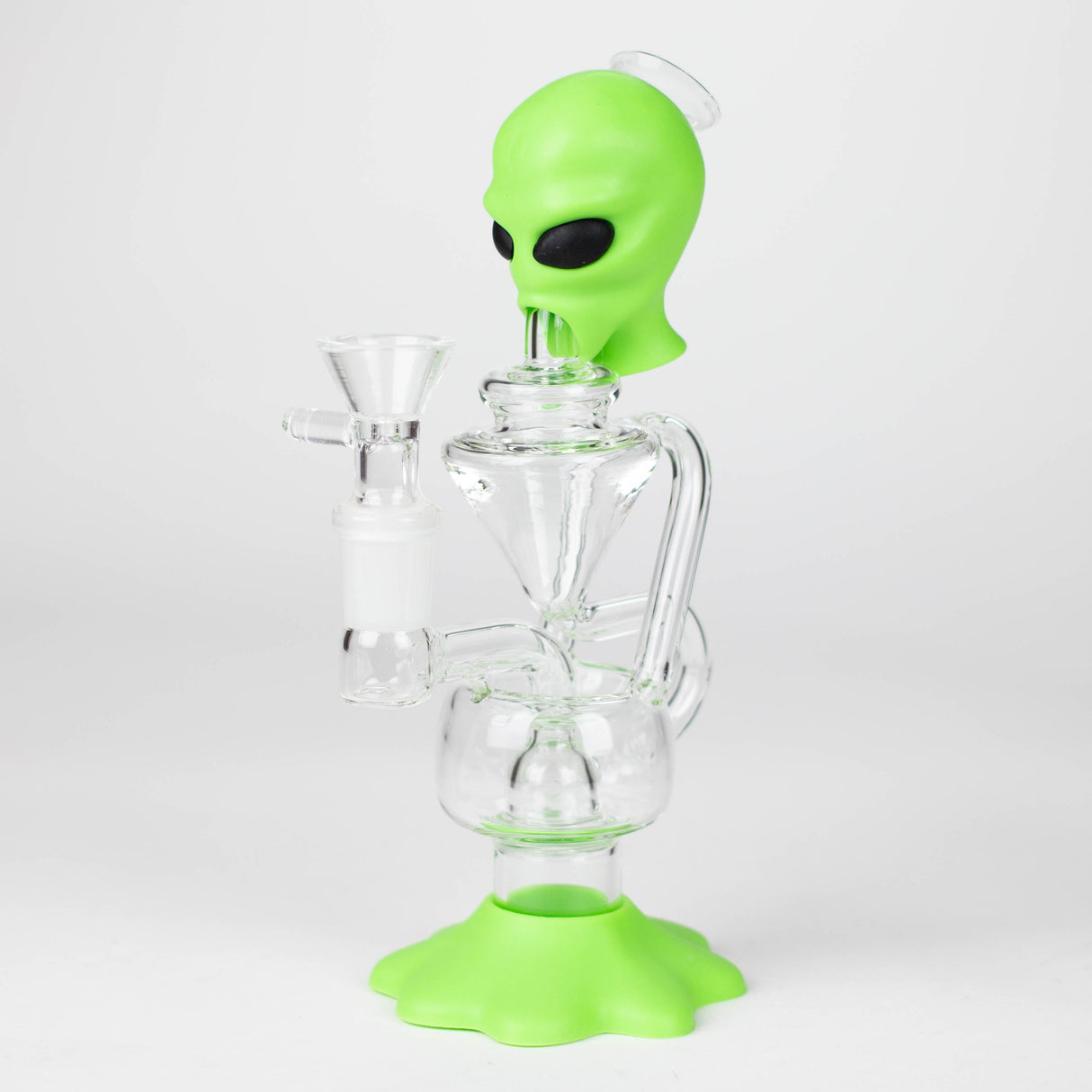 7.7" Alien Functional Glass Water pipe Glass Bong YHS Smoke
