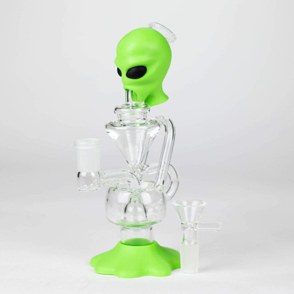 7.7" Alien Functional Glass Water pipe Glass Bong YHS Smoke
