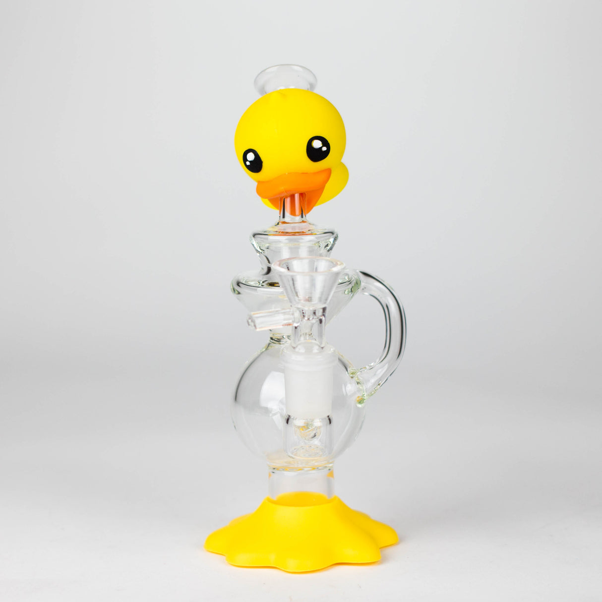 7.5"Duck Functional Glass Water pipe Glass Bong YHS Smoke