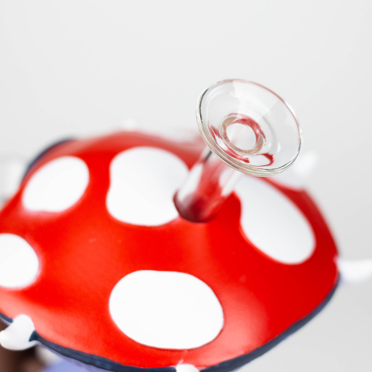 7.2" Vinyl Mushroom Monster Water Pipe Resin · Silicone · Plastic Bong YHS Smoke