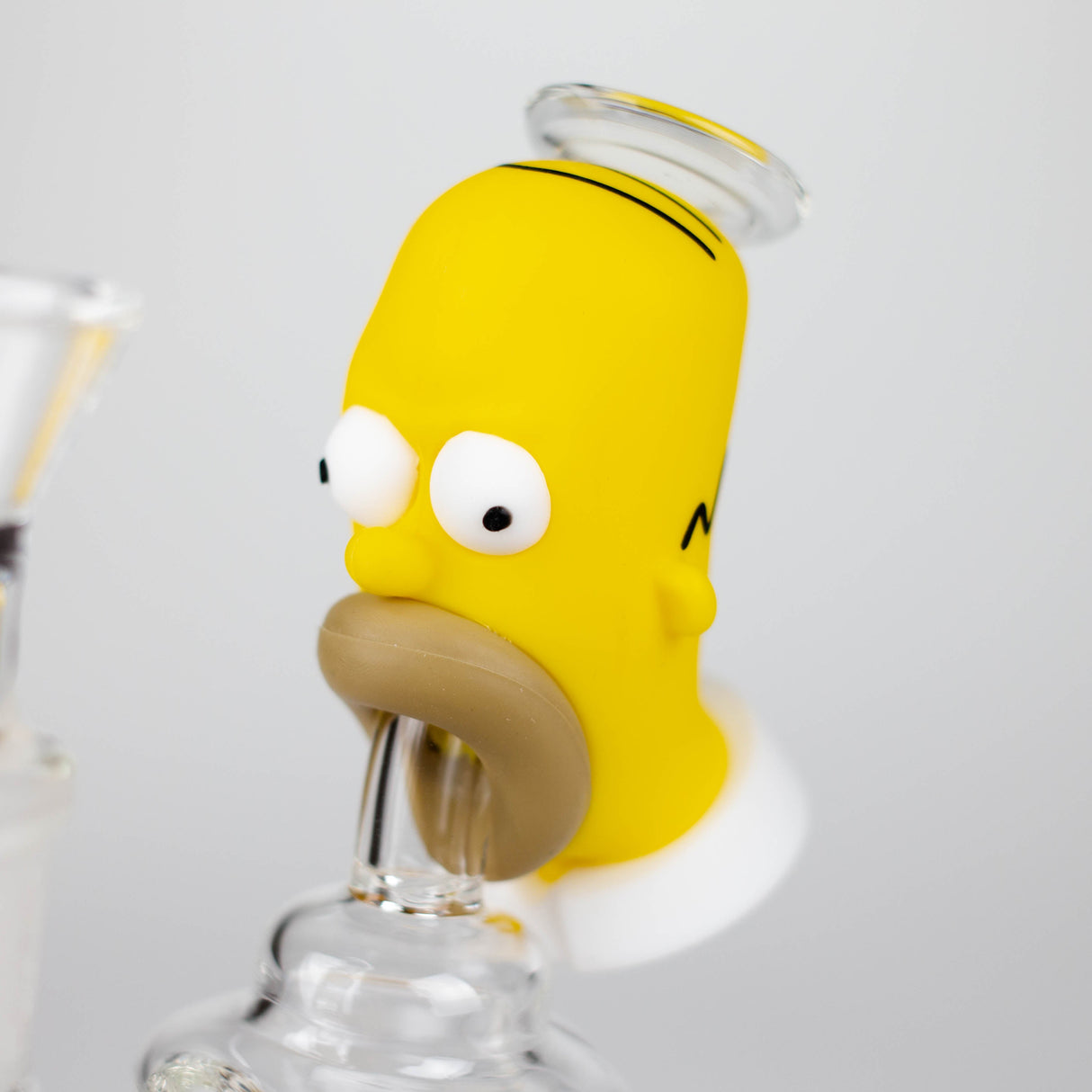 6.3" Cartoon Character Functional Glass Water Pipe Glass Bong YHS Smoke