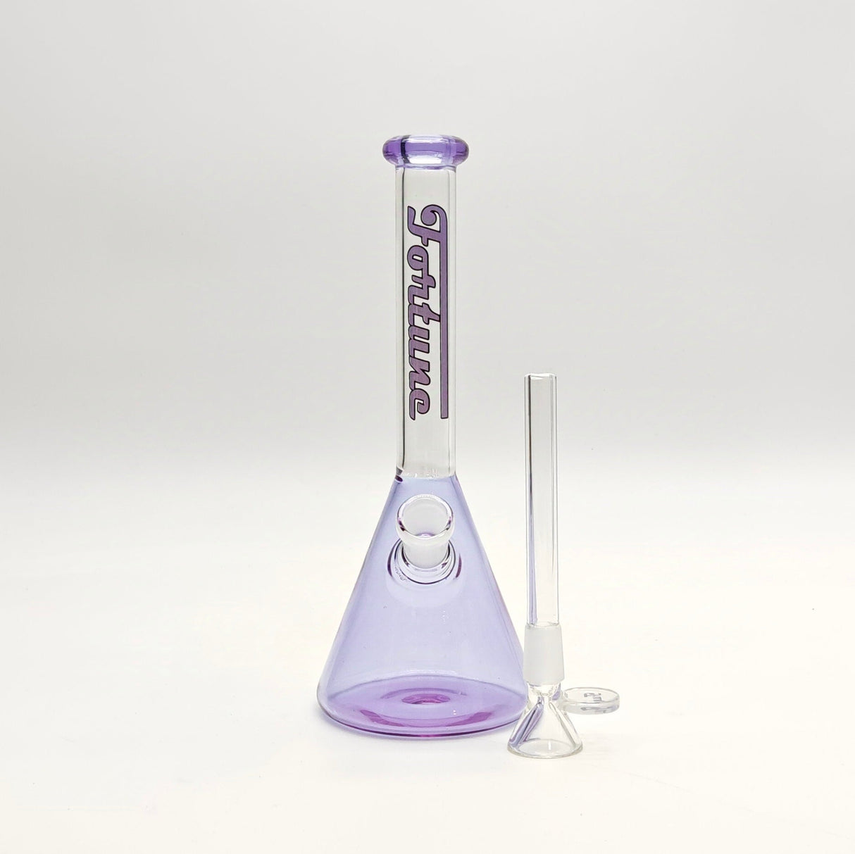 Fortune | 8" 4mm Coloured Bong Assorted Colour Glass Bong Fortune