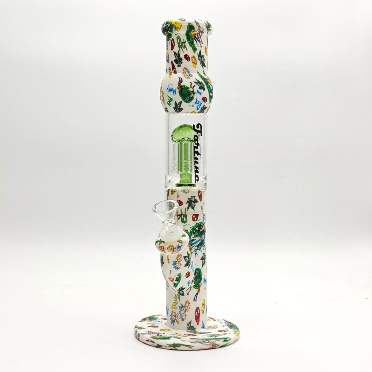 Fortune | 12.5" Silicone Hydrographic Tree Perc Waterpipe Resin · Silicone · Plastic Bong Fortune