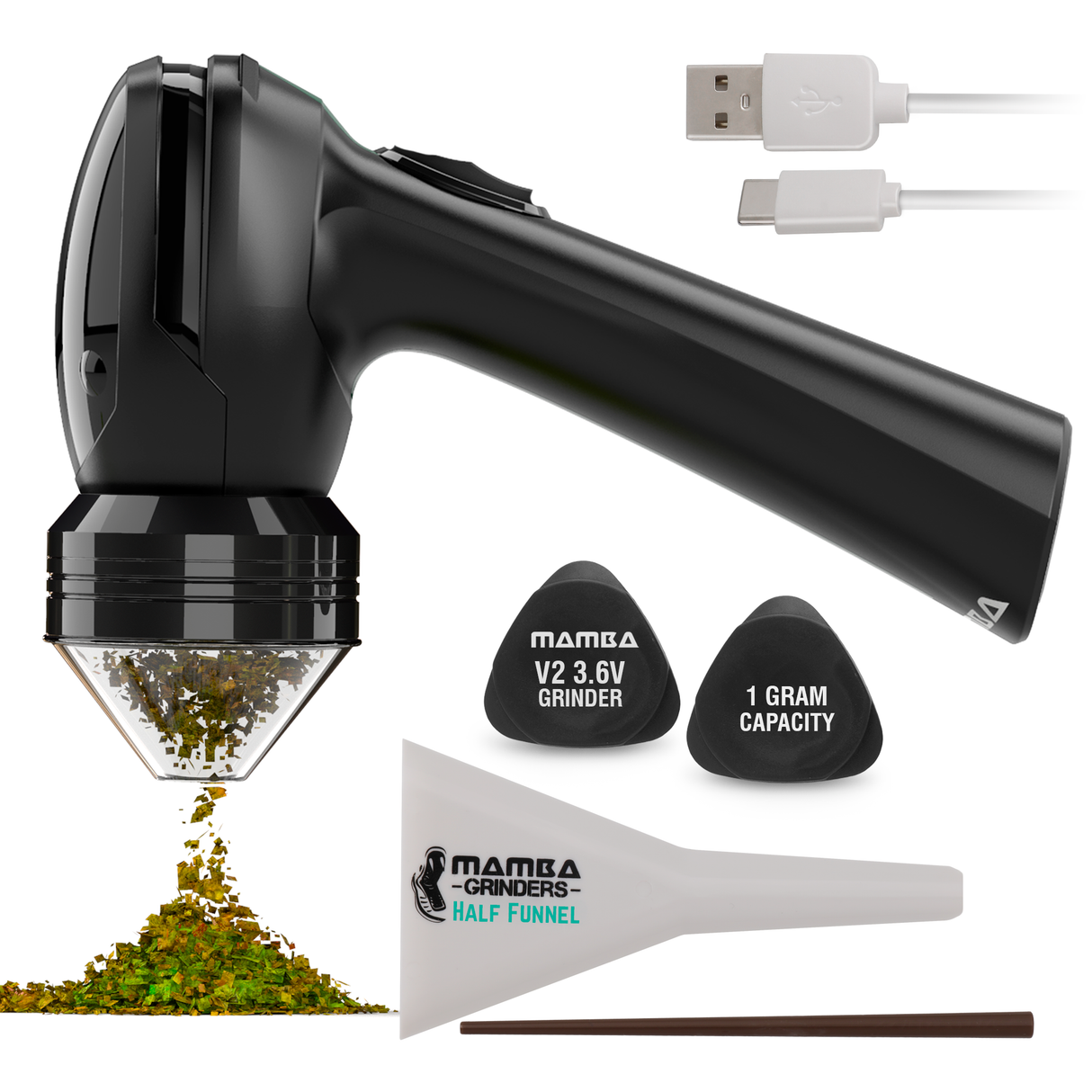 Mamba Grinder Original - Electric Grinder Electronic Grinder Mamba Grinder