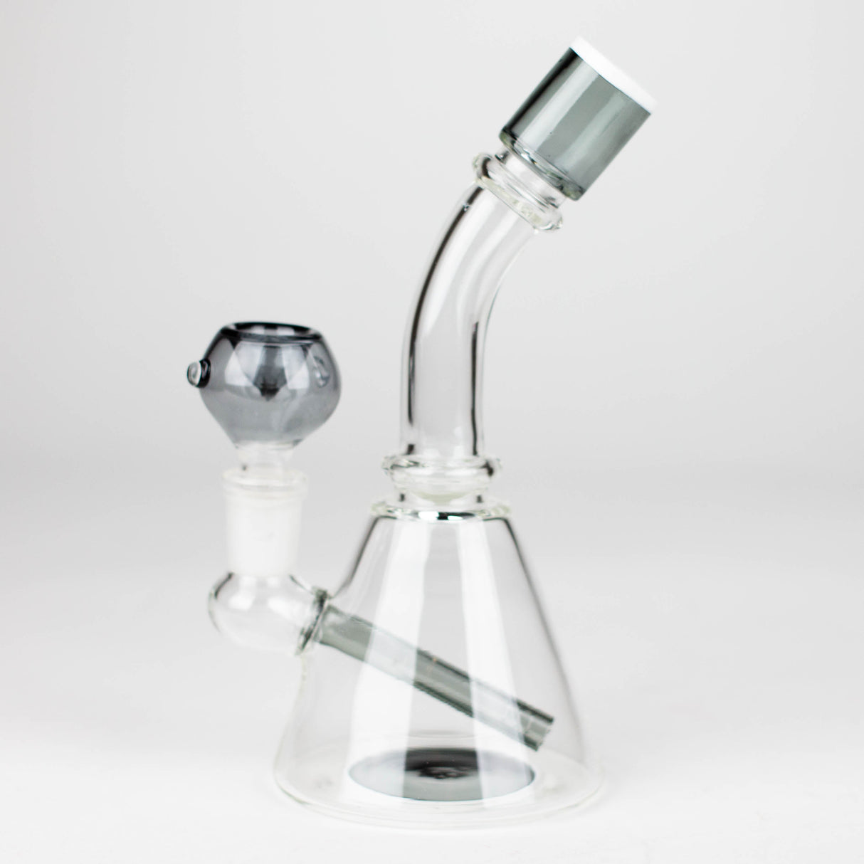 7" Bent neck fancy bong Glass Bong Bongzie Smokes