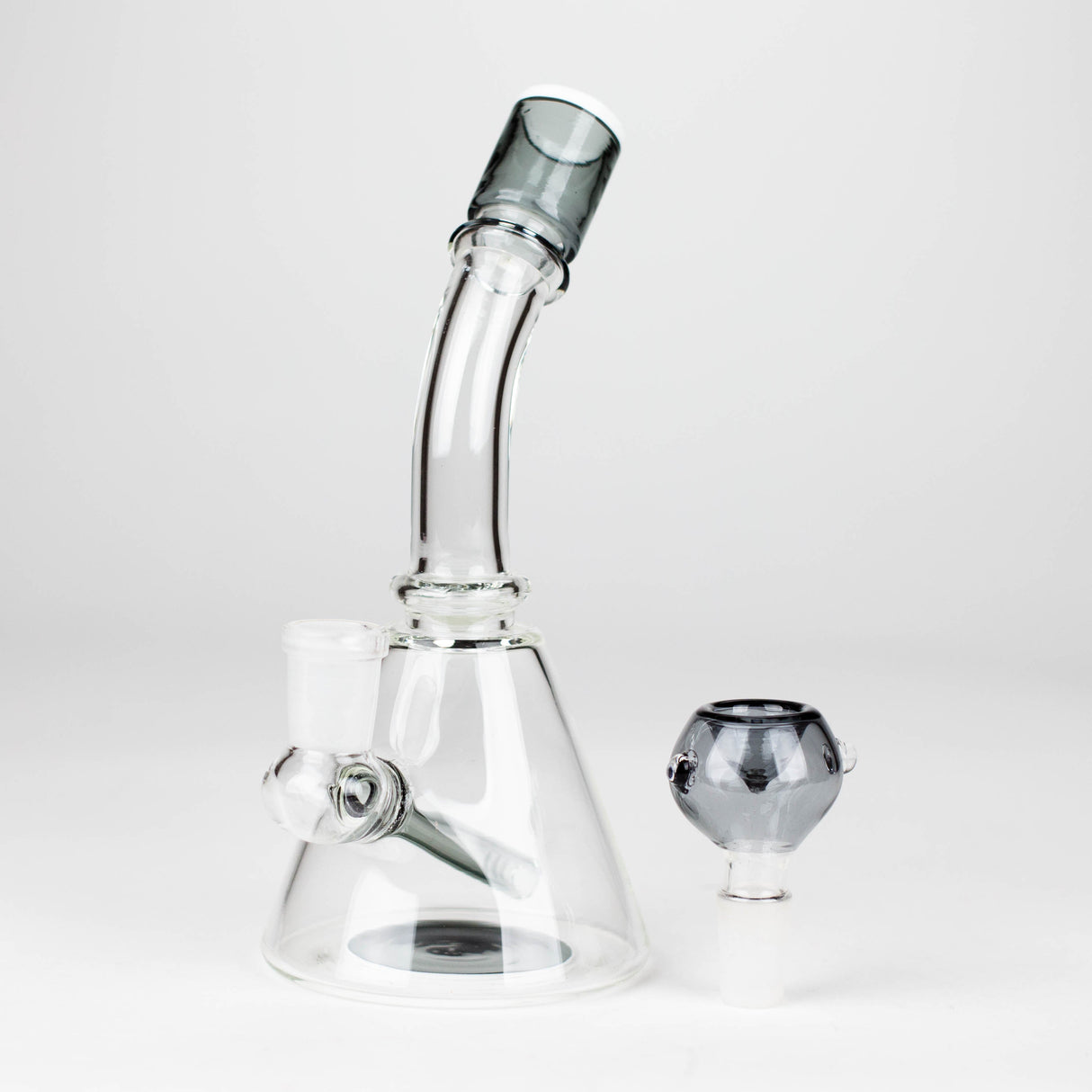7" Bent neck fancy bong Glass Bong Bongzie Smokes