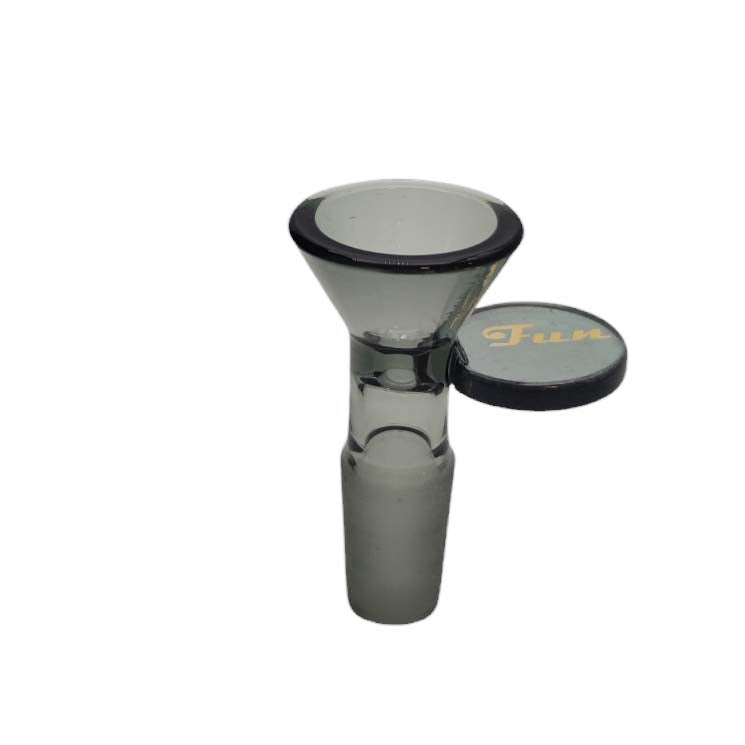 Fortune | Gold Logo Colorful 14mm Handle Bowl Bowl · Banger · Oil Burner Fortune T-Black