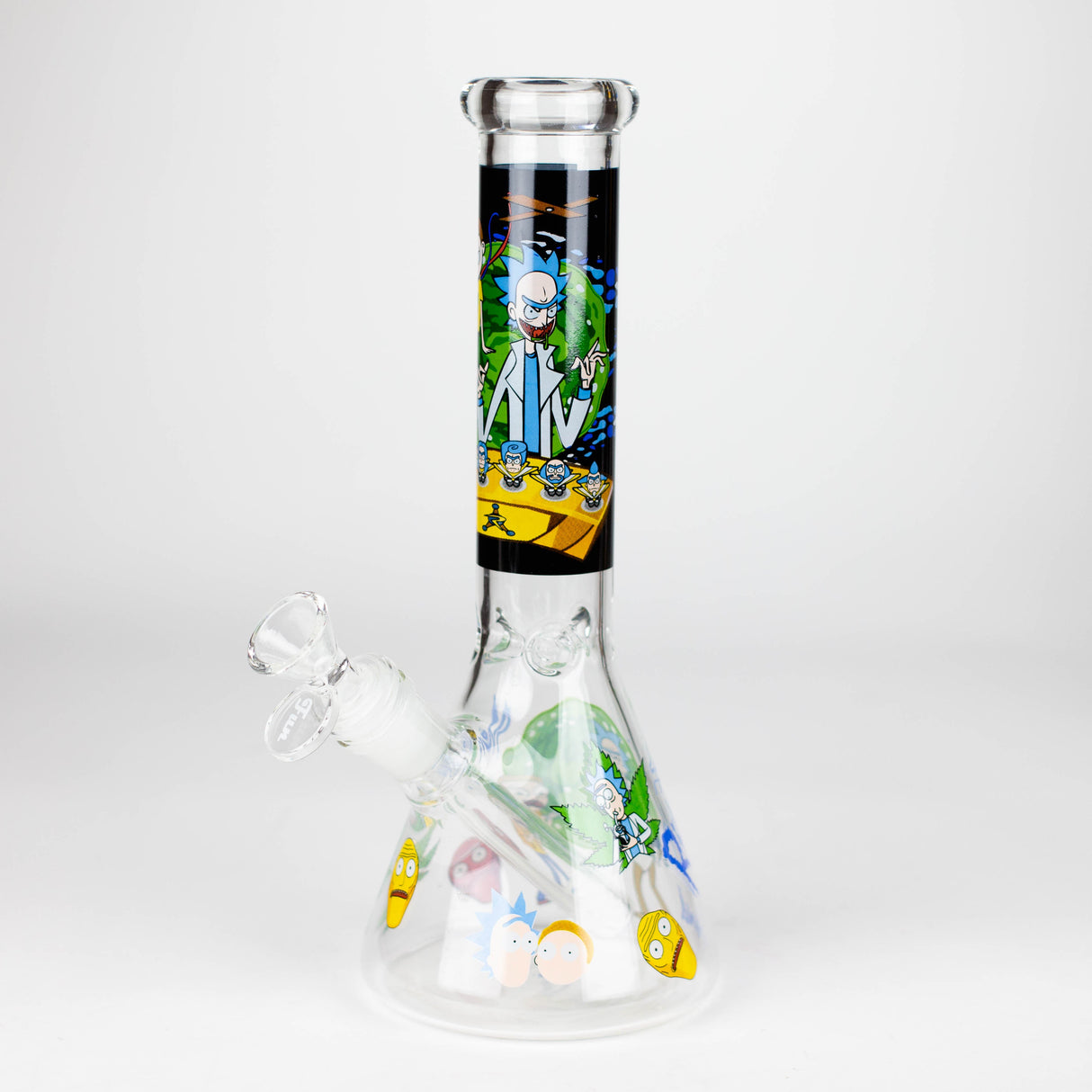 10" 4mm R&M Design Beaker Glass Bong Super Supplys Inc Design 01