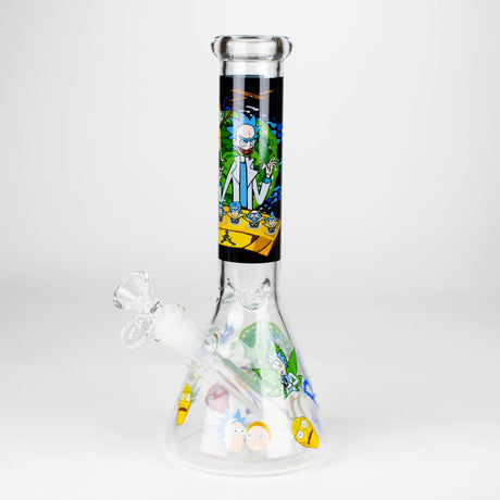 10" 4mm R&M Design Beaker Glass Bong Super Supplys Inc Design 01
