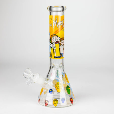 10" 4mm R&M Design Beaker Glass Bong Super Supplys Inc Design 03