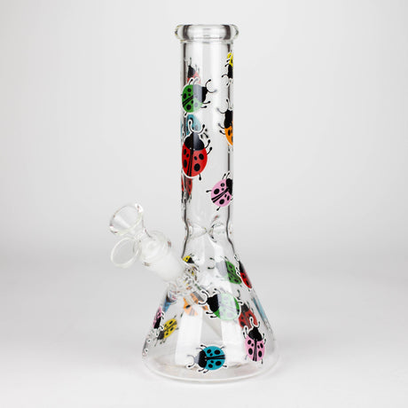 Z10" Glass Bong With The Nature Design Glass Bong 777 Smoke Ladybug