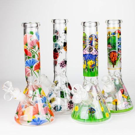 Z10" Glass Bong With The Nature Design Glass Bong 777 Smoke