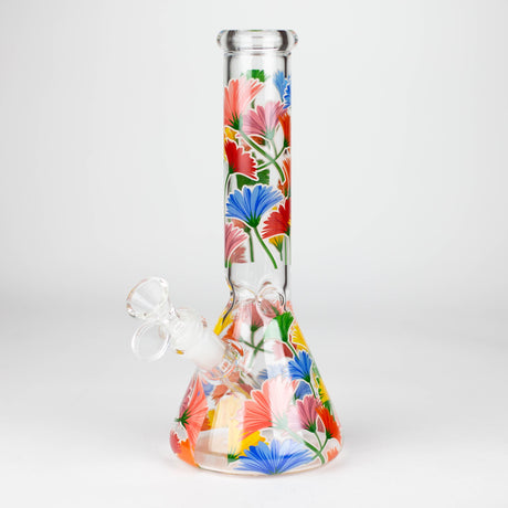 Z10" Glass Bong With The Nature Design Glass Bong 777 Smoke Daisy