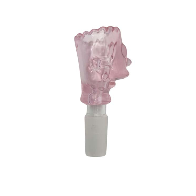 14mm Cartoon Glass Bowl Bowl · Banger · Oil Burner Super Supplys Inc Pink