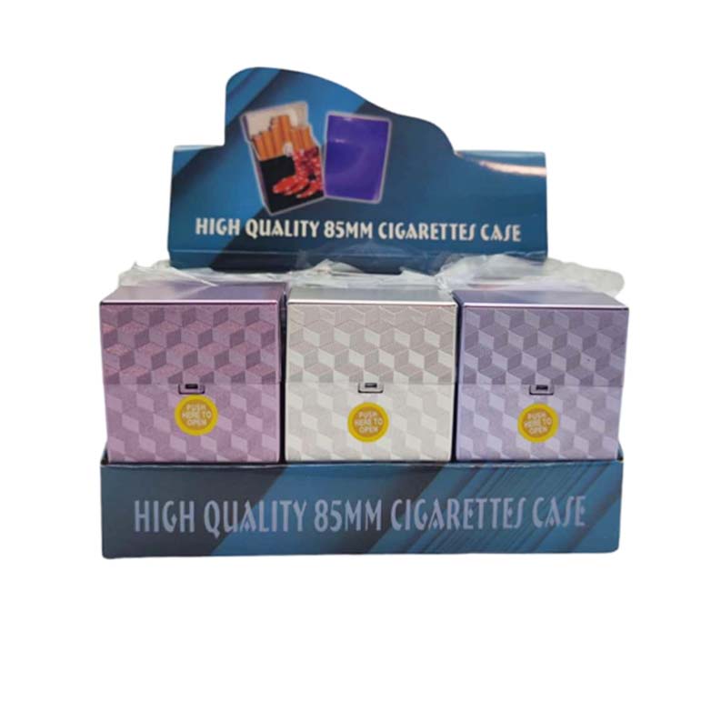 Cigarette Case King Size Pop Up Plastic Box Of 12 Case Super Supplys Inc