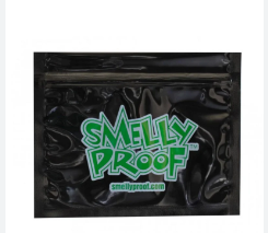 Smelly Proof Storage Bags 10 Pack Zip Bag NIBO Distribution BLACK - S