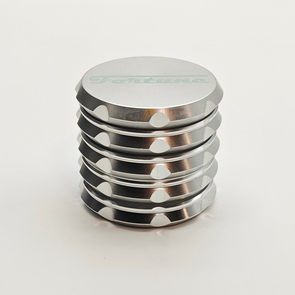 Fortune | 4 Parts 60mm x 54mm Aluminum Grinder Regular Grinder Fortune Silver