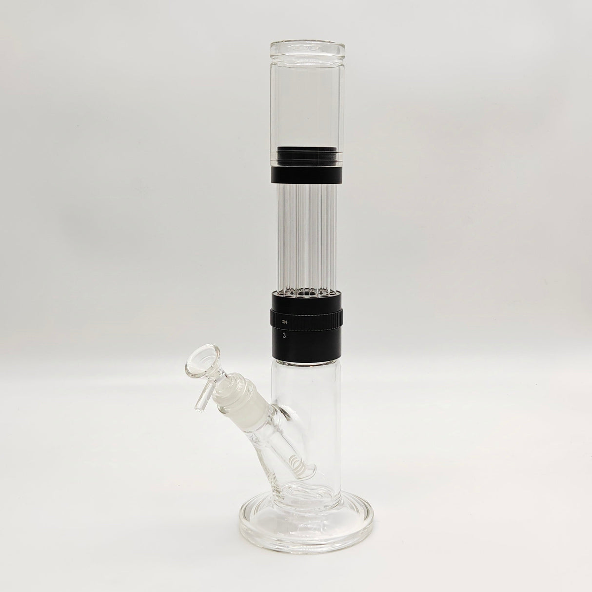13.5" Detachable Airflow Straight Shooter Glass Bong Super Supplys Inc Black