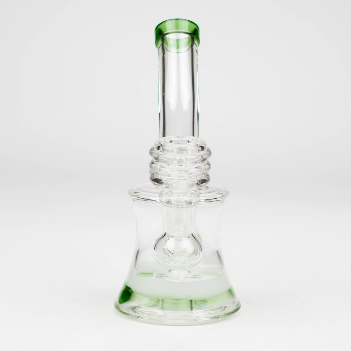 6.5" bent neck glass bong with diffuser Glass Bong Bongzie Smokes