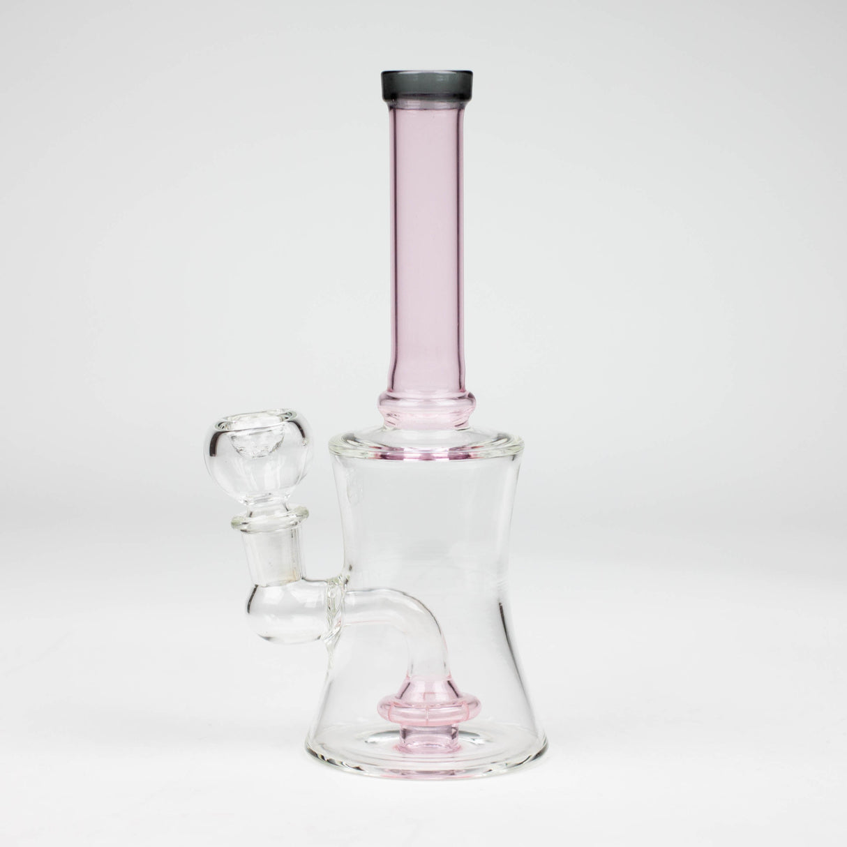 8" color tube glass bong with diffuser Glass Bong Bongzie Smokes