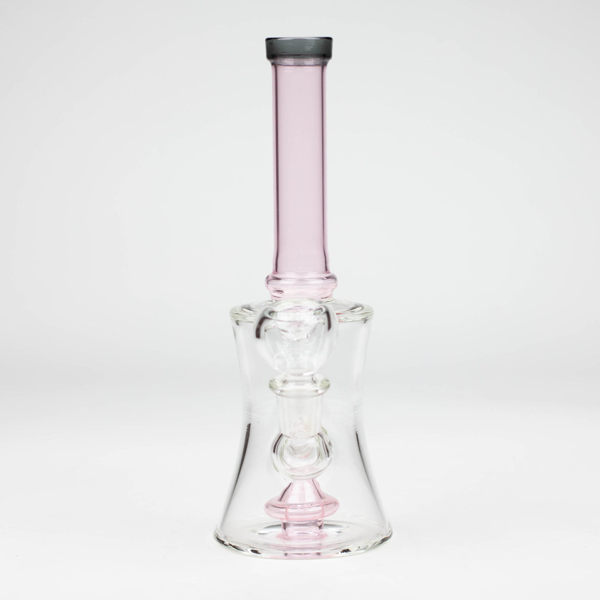 8" color tube glass bong with diffuser Glass Bong Bongzie Smokes