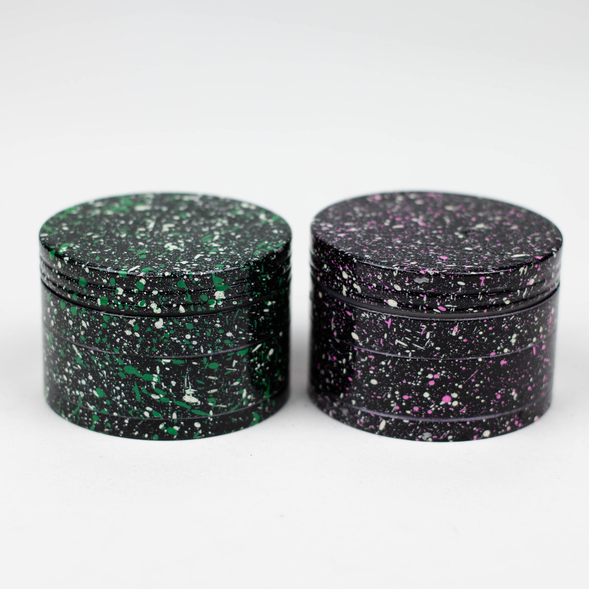 58mm 4 parts aluminium grinder pack of 12 Display Pack Bongzie Smokes