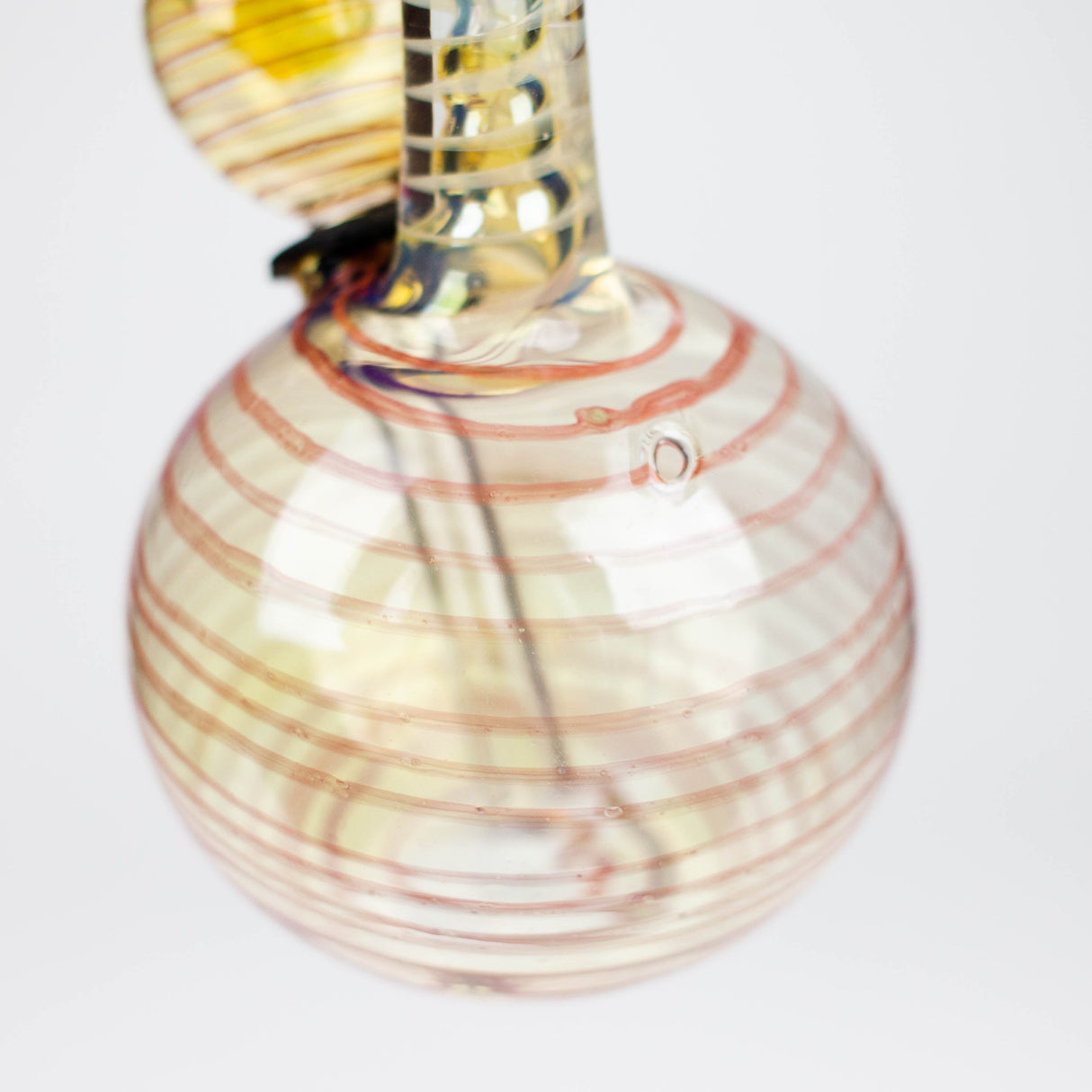 6" changing color glass bong Glass Bong ONE