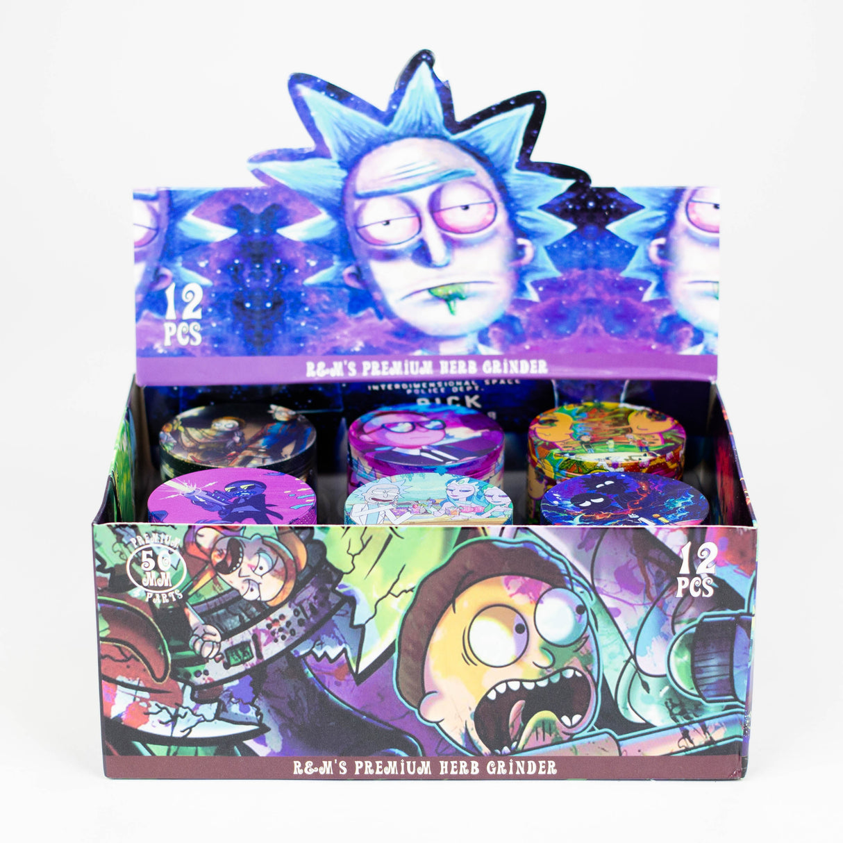 50*36 mm R&M Design grinder Box Of 12 Display Pack Super Supplys Inc