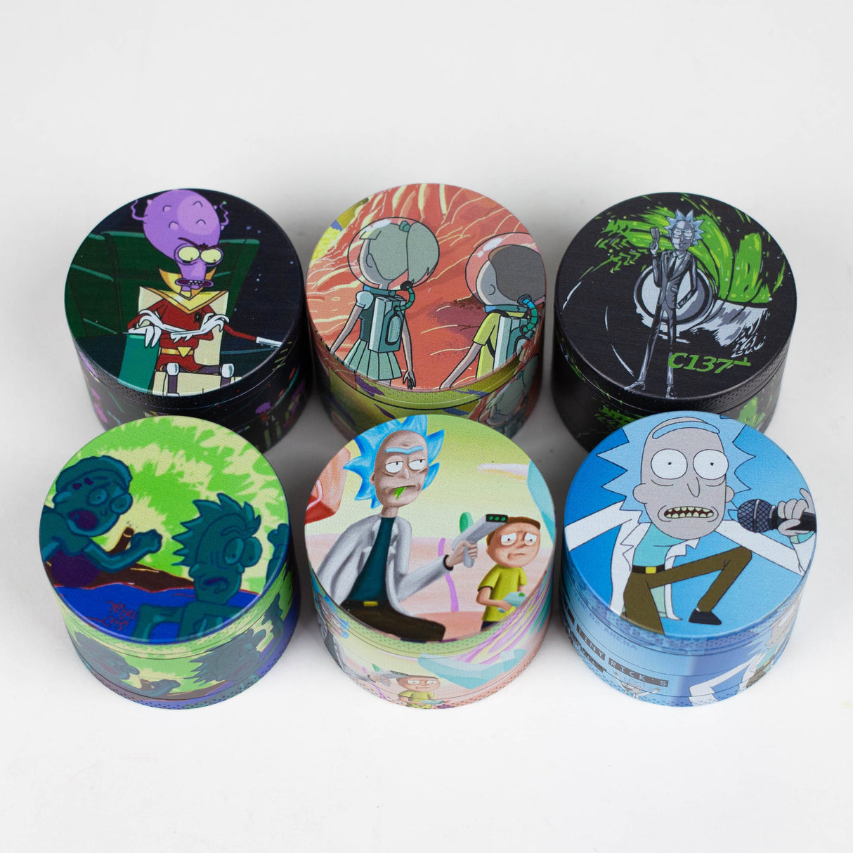 Z2.2" Metal Grinder 4 Layers with New RM Design 3 Box of 12 Display Pack 777 Smoke